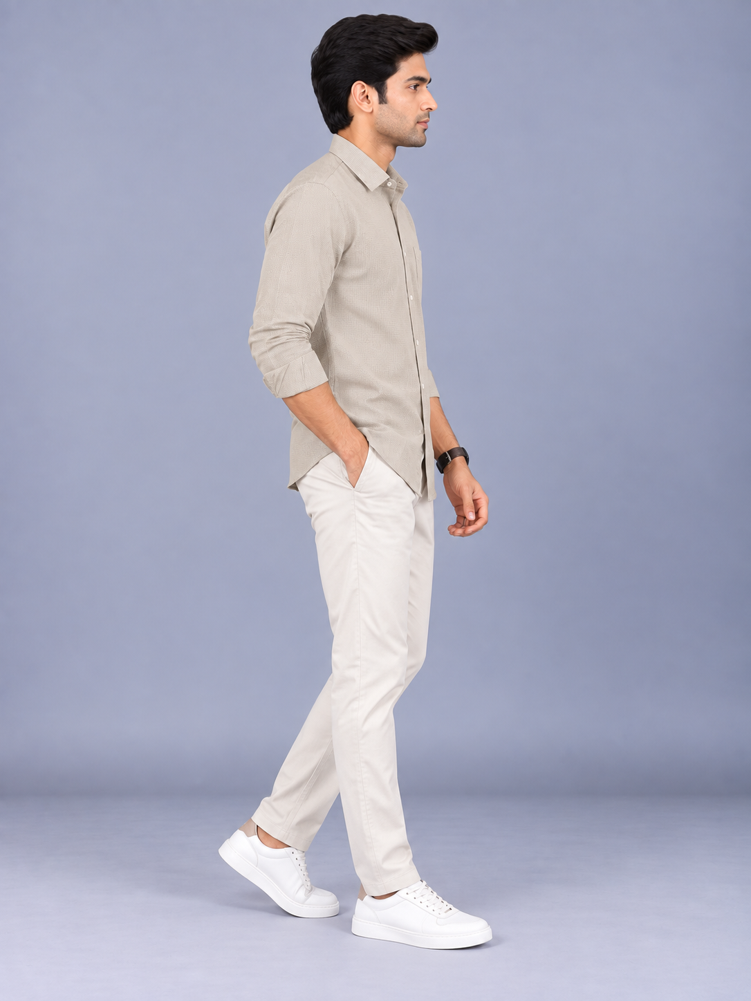 Men`s Fawn Colour Premium Shirt