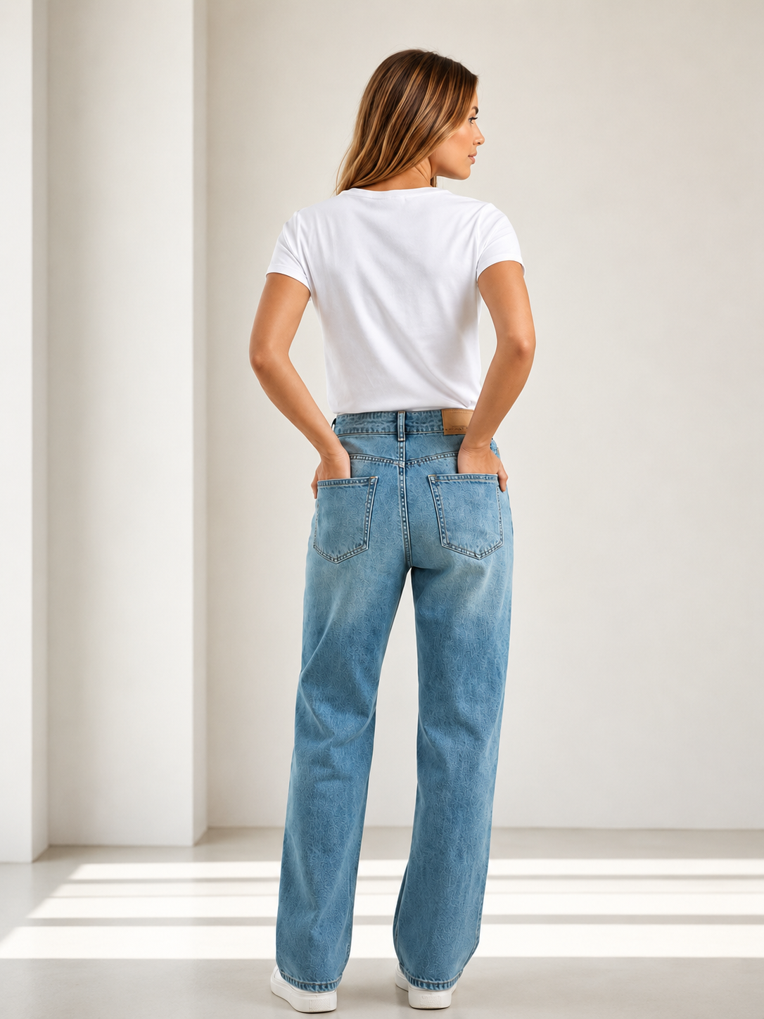 Sparky Women Comfort Fit Blue Denim Jeans | High Rise Straight Fit Casual Jeans
