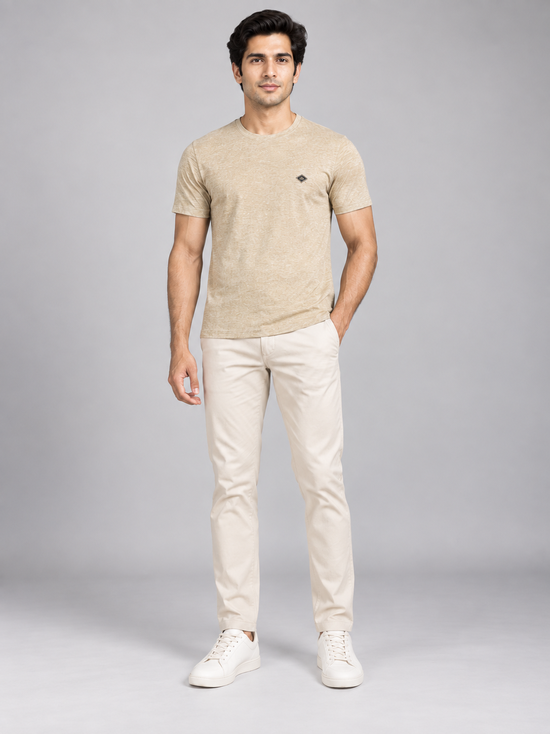 Men’s Premium Cotton Blend Half Sleeve T-Shirt