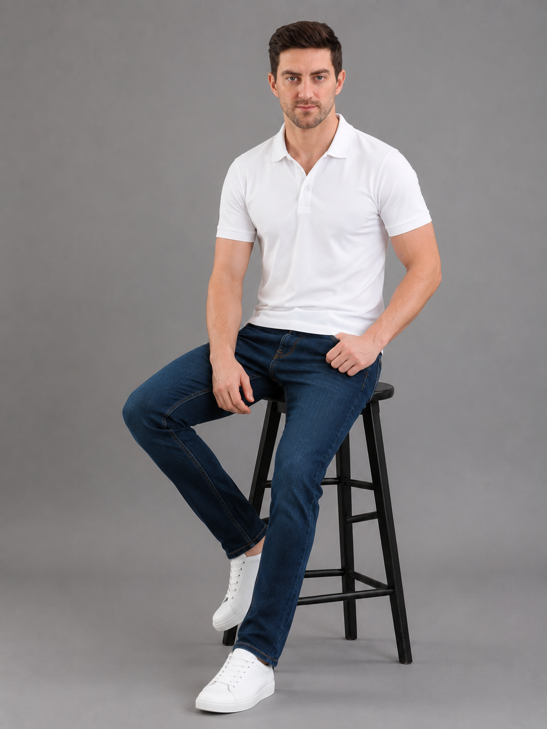 SPARKY Men's Slim Fit Denim Jeans