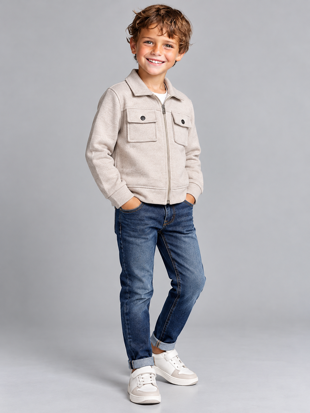 Kids’ Premium Full-Zip Jacket Stylish & Comfortable Winter Jacket