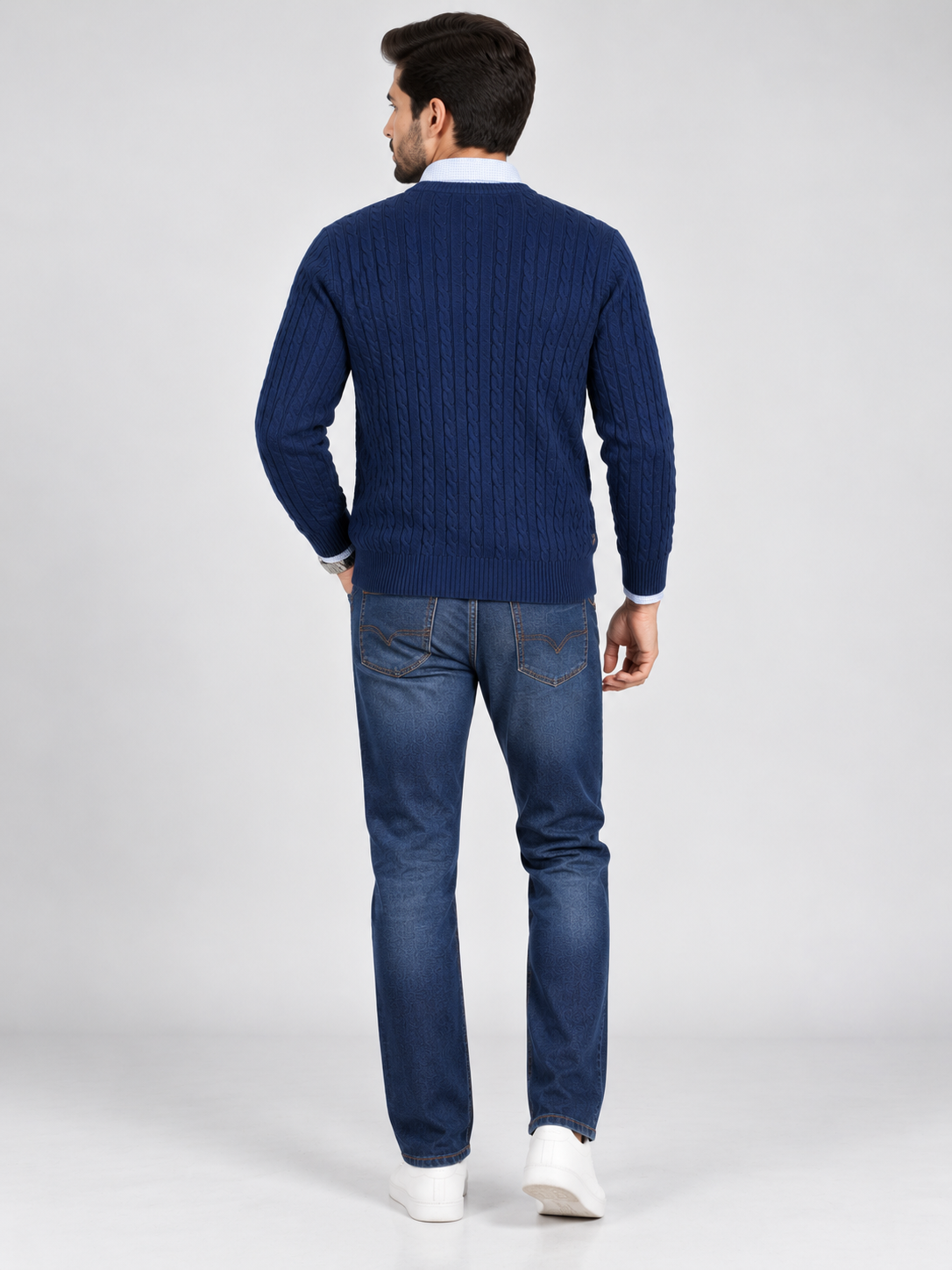 Men's Premium Full Sleeve V-Neck Sweater