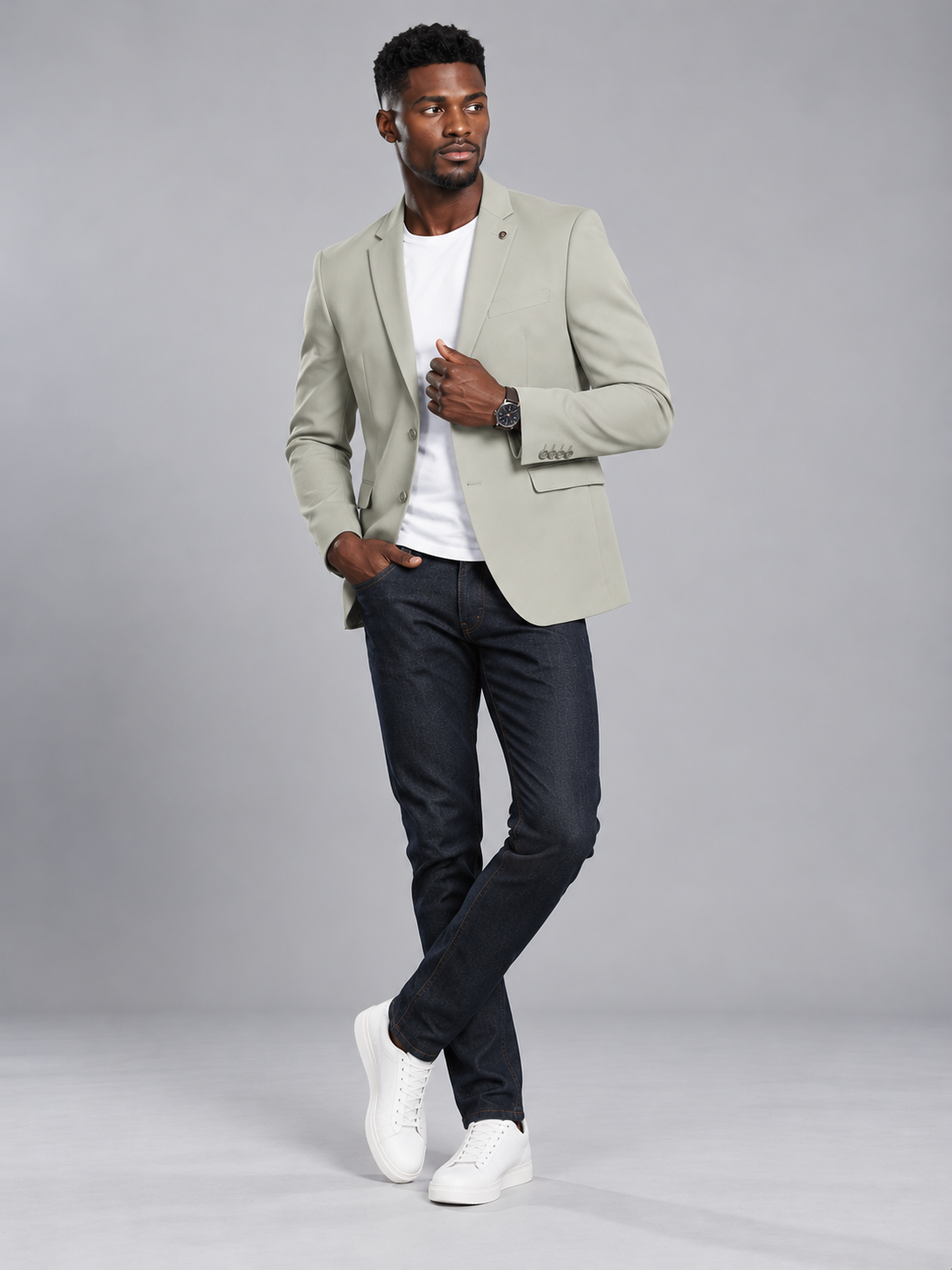 Men’s Premium Stylish Blazer Classic Single-Breasted Blazer