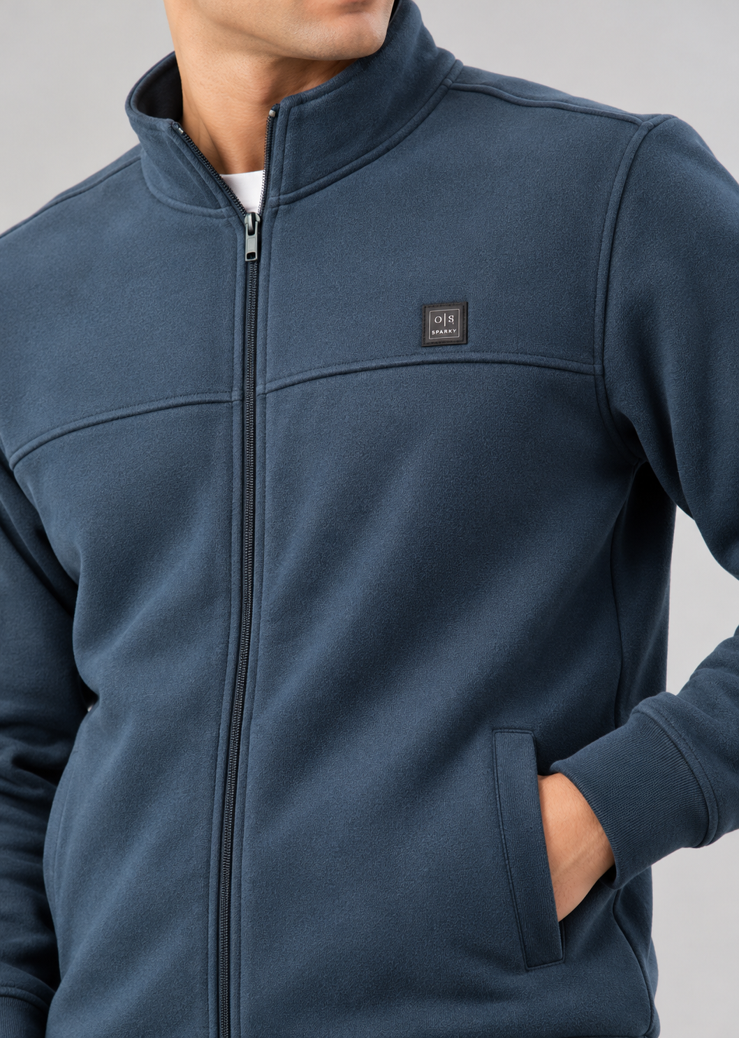 Men’s Premium Full-Zipper Casual Sweatshirt
