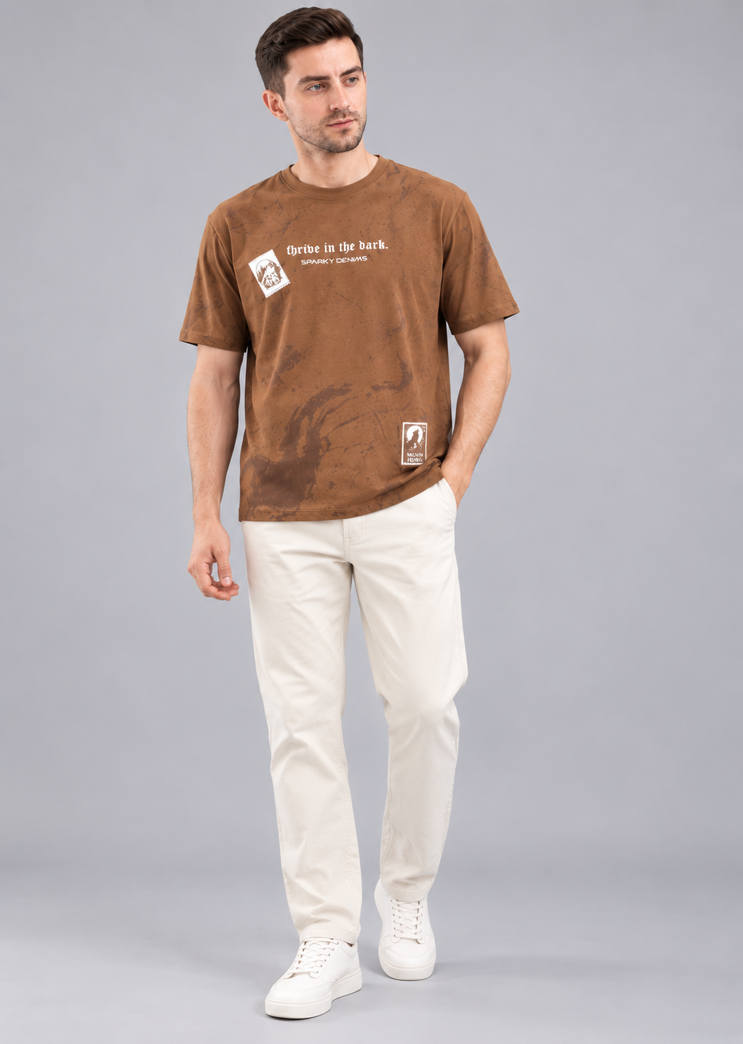 Men’s Premium Cotton Blend Half Sleeve T-Shirt