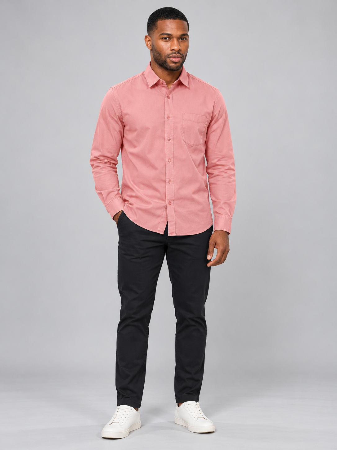 Men’s Premium Plain Casual Shirt