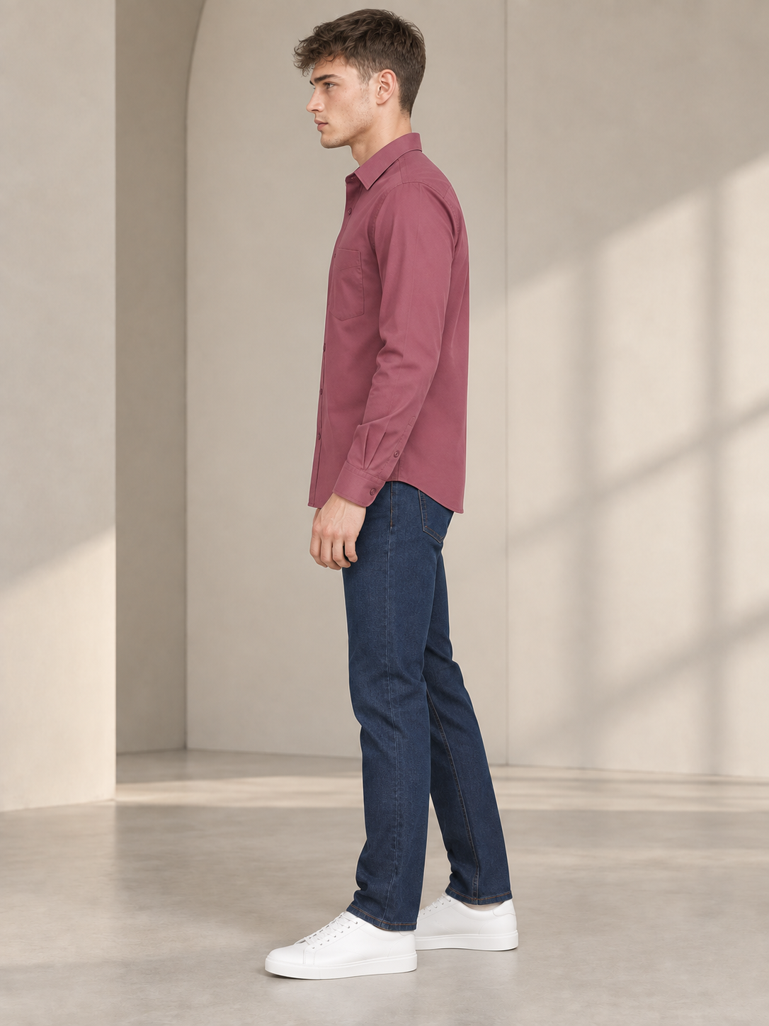 Men’s Premium Mehroon Shirt