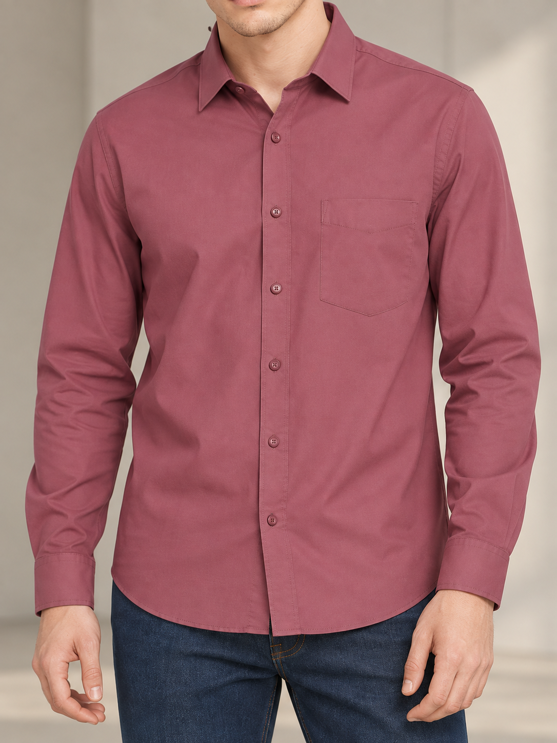 Men’s Premium Mehroon Shirt