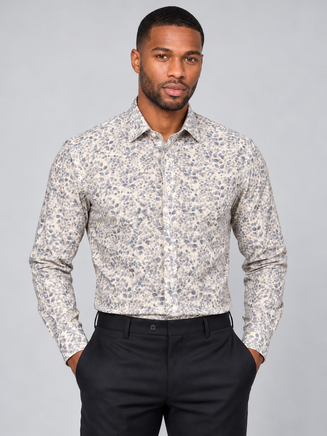 Men’s Premium Printed Formal Shirt