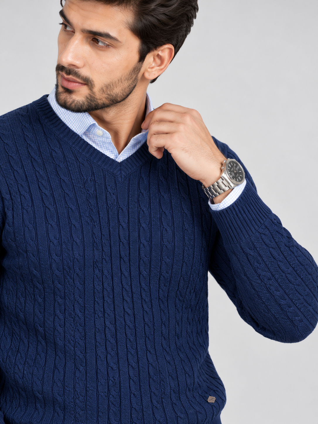 Men's Premium Full Sleeve V-Neck Sweater