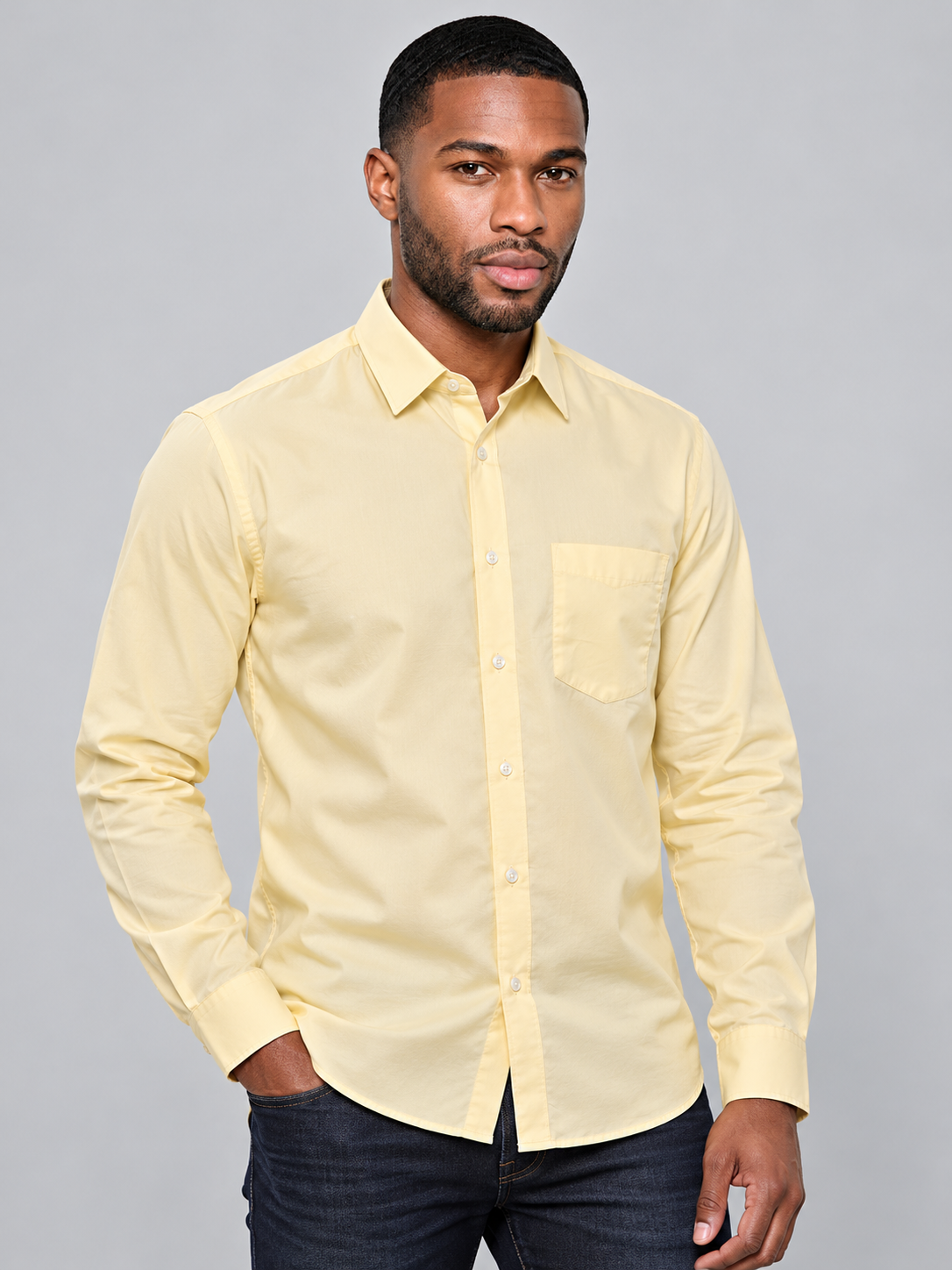 Men’s Premium Plain Casual Shirt