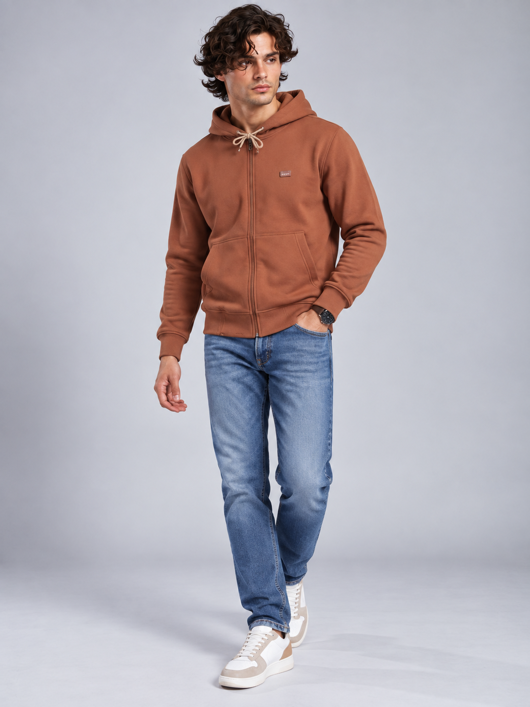 Men’s Premium Full-Zip Hooded Sweatshirt