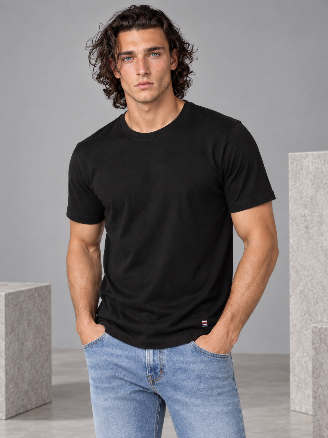 Men’s Premium Cotton Half Sleeve T-Shirt
