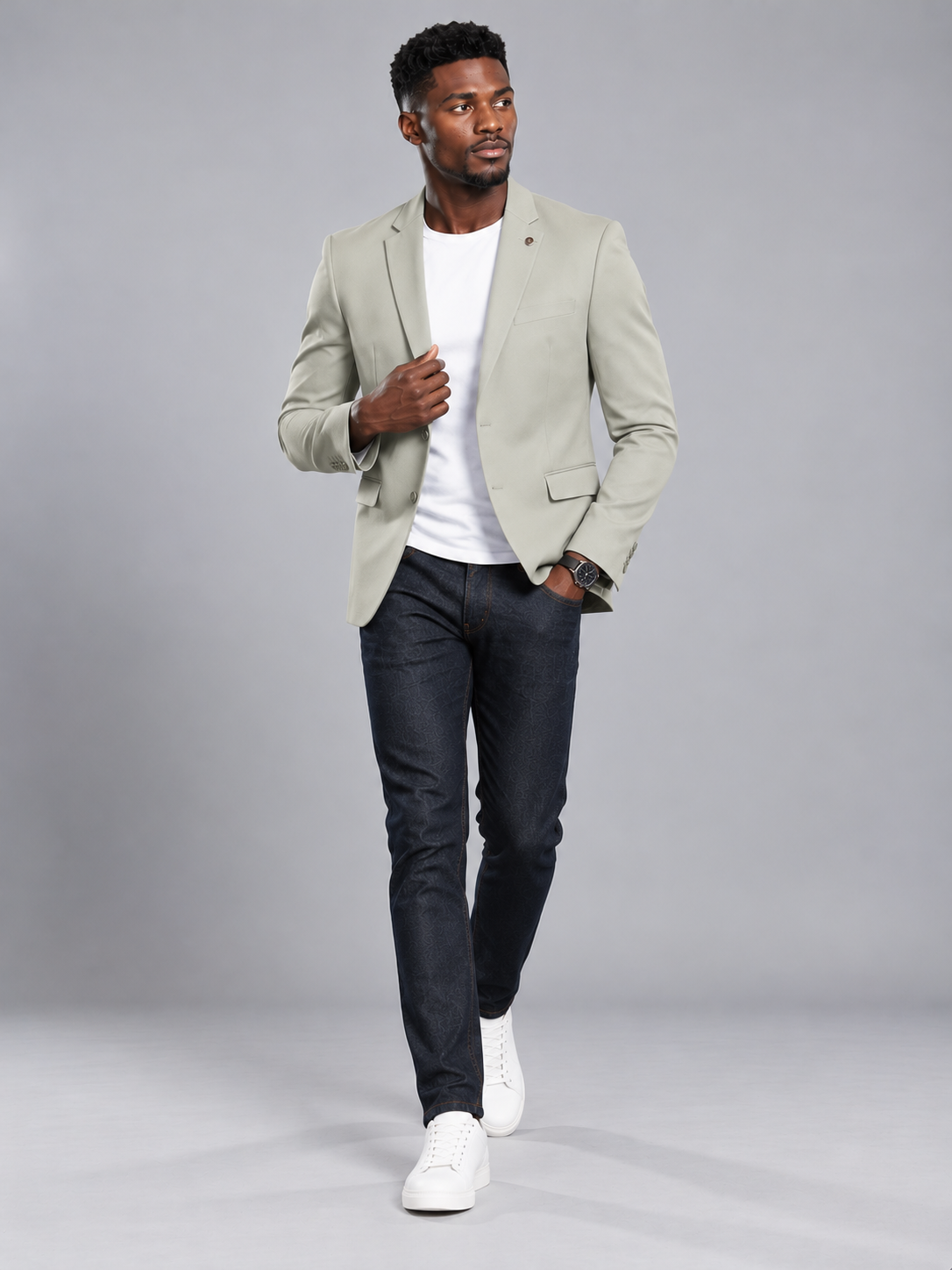 Men’s Premium Stylish Blazer Classic Single-Breasted Blazer