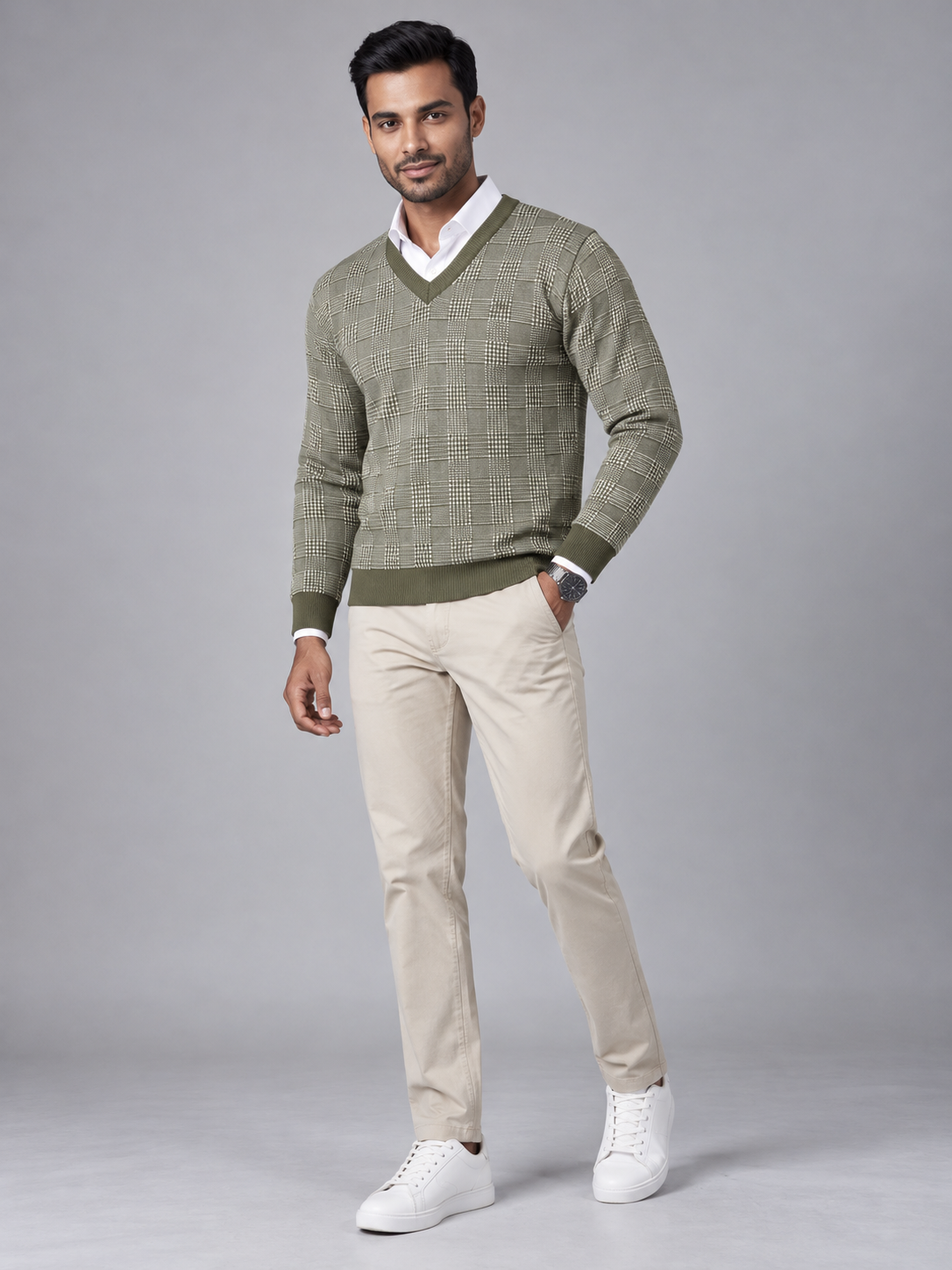 Men's Classic Round Neck Sweater