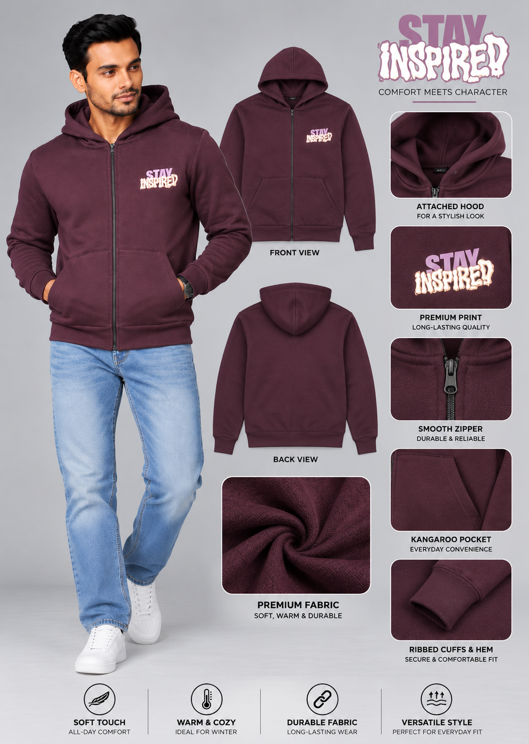 Men’s Premium Winter Sweatshirt