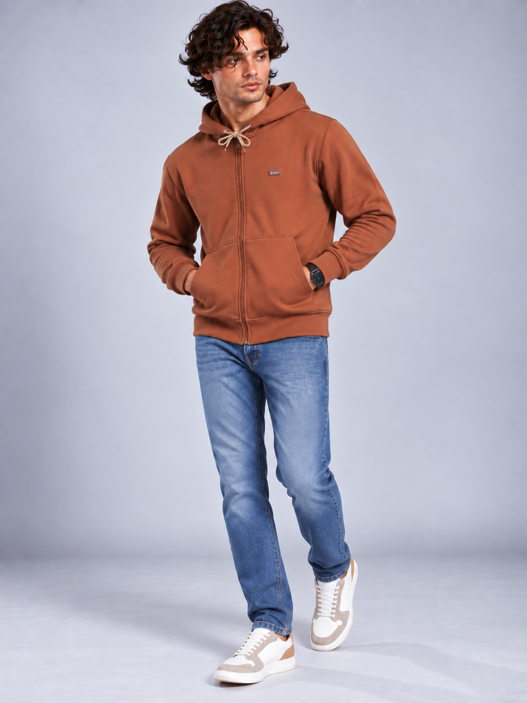Men’s Premium Full-Zip Hooded Sweatshirt