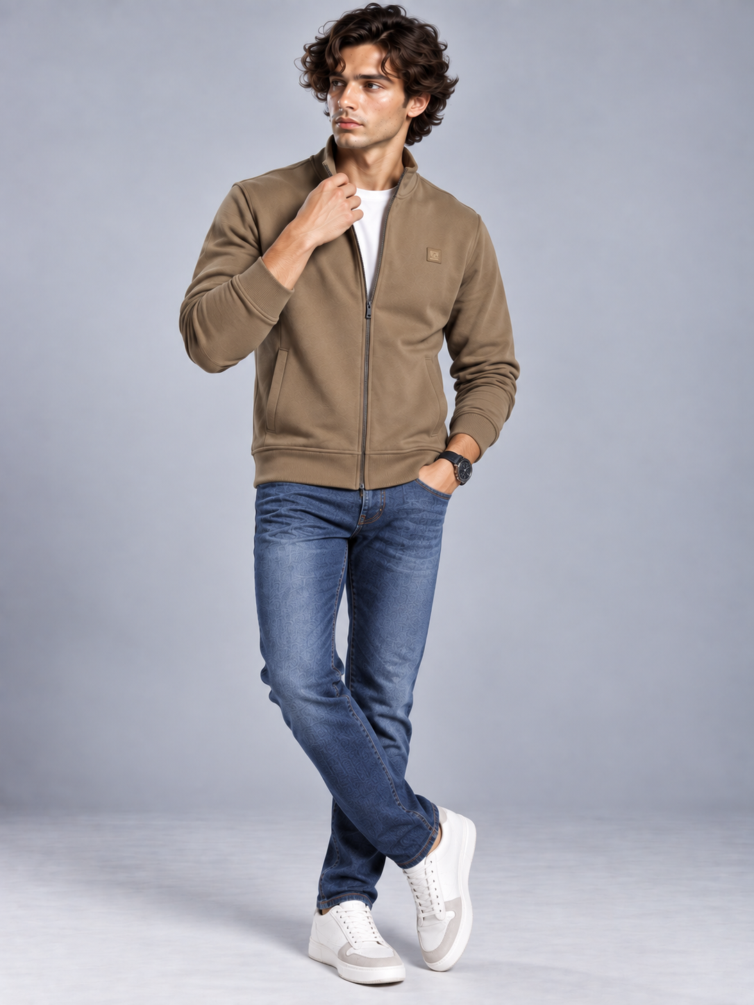 Men’s Premium Full Sleeve Zipper Sweatshirt