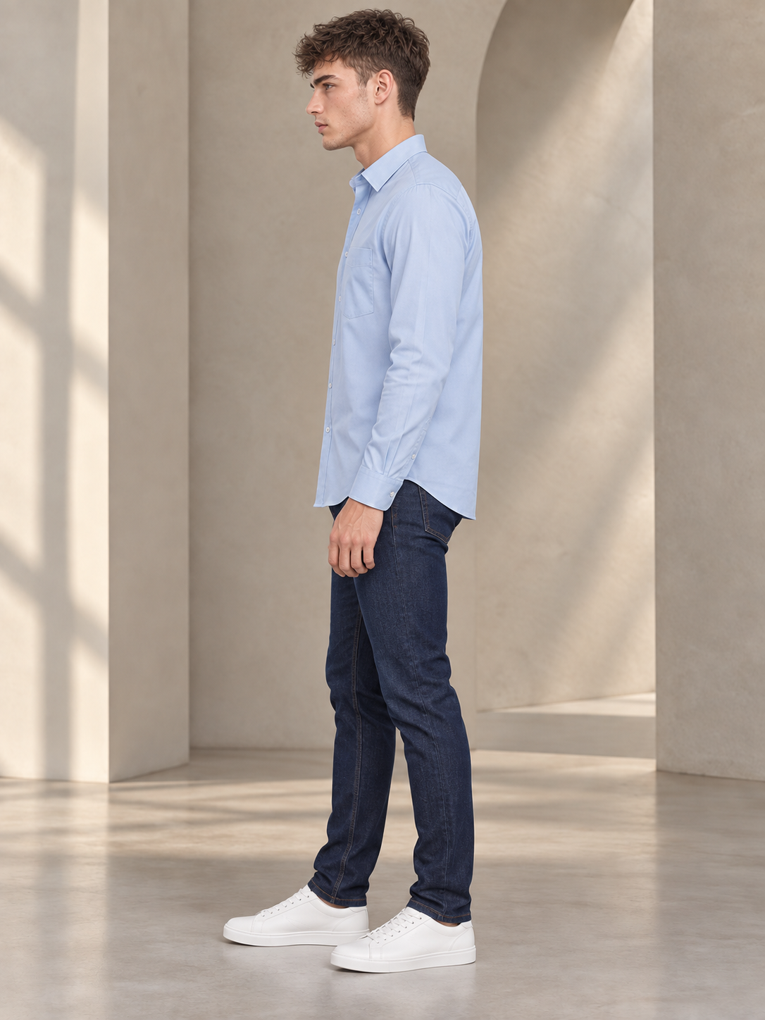Men’s Premium Blue Shirt