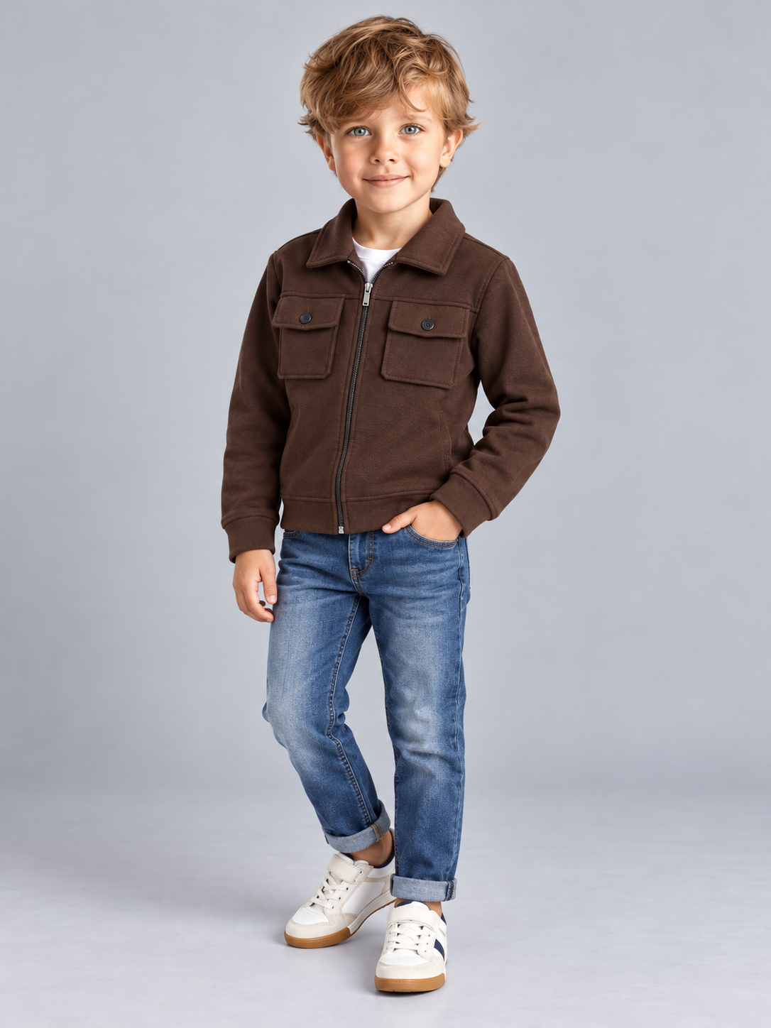 Kids’ Premium Full-Zip Jacket Stylish & Comfortable Winter Jacket