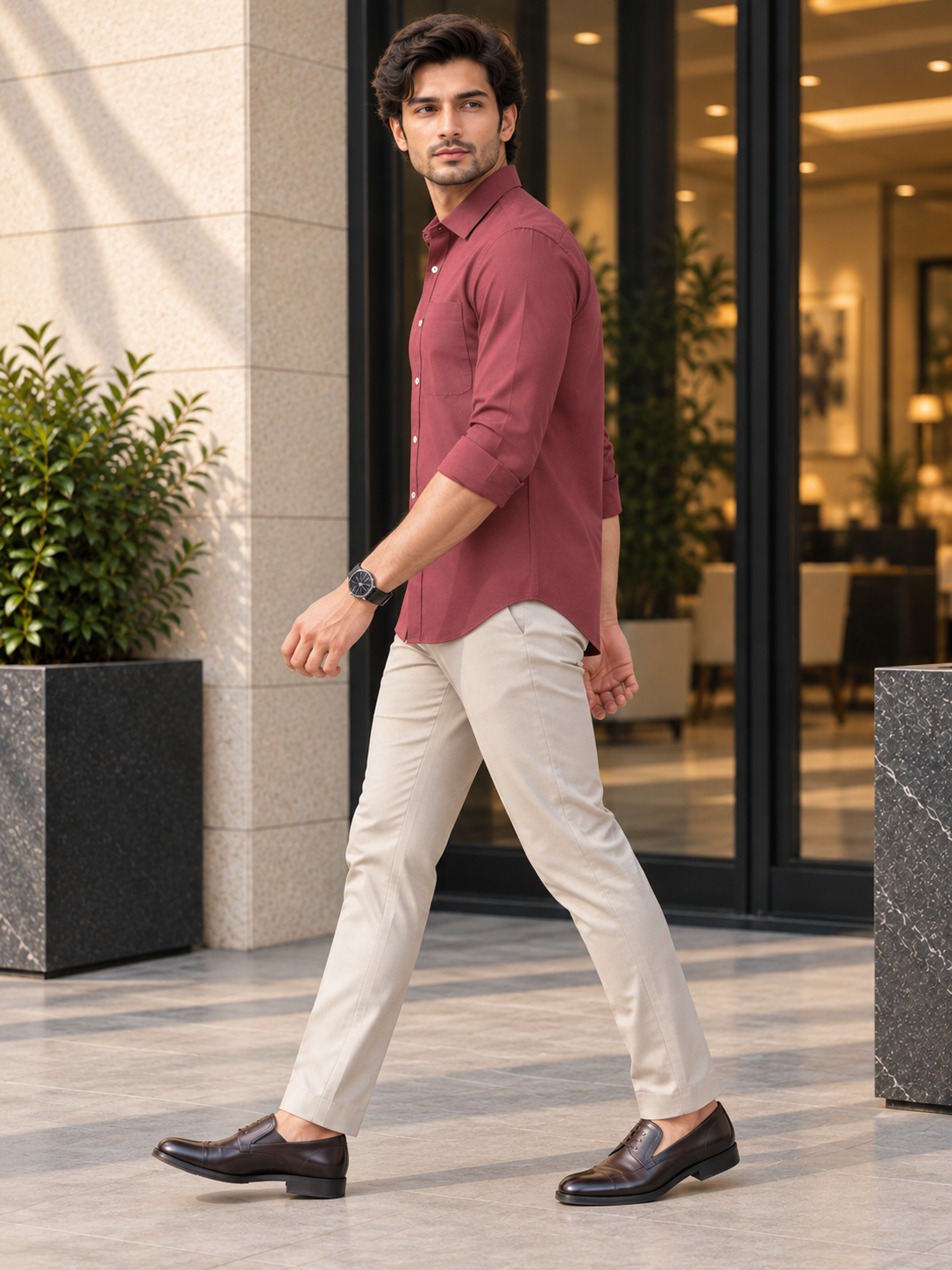 Men’s Premium Plain Full Sleeve Formal Shirt