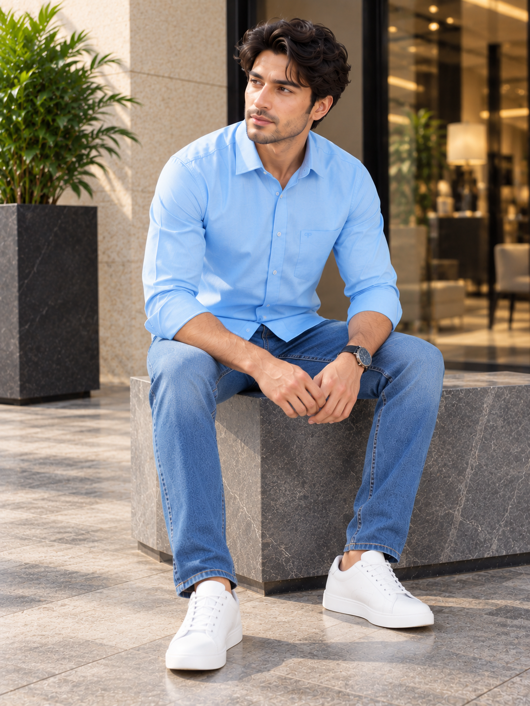 Men's Primium Sky Shirt
