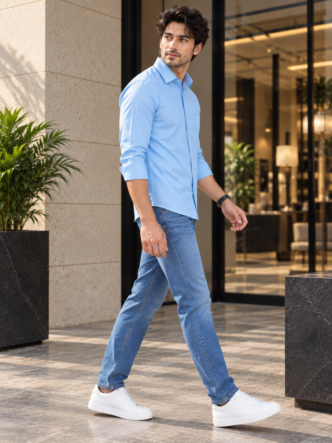 Men's Primium Sky Shirt
