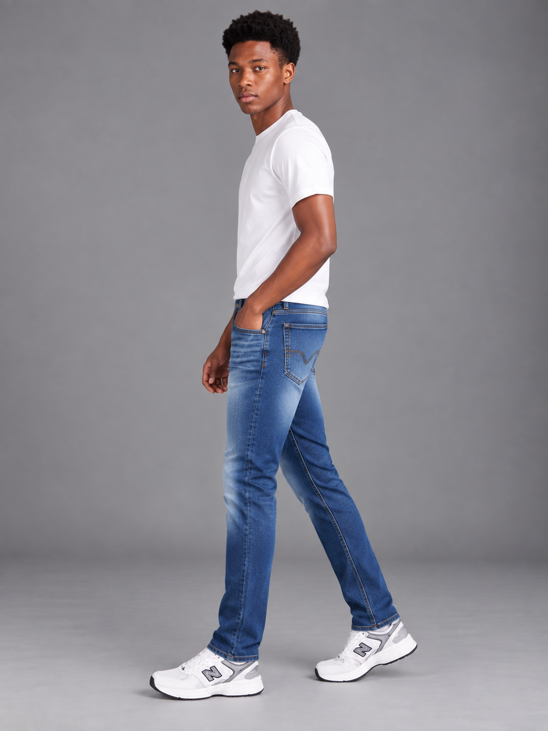 Men's Premium Narrow Fit Denim Jeans