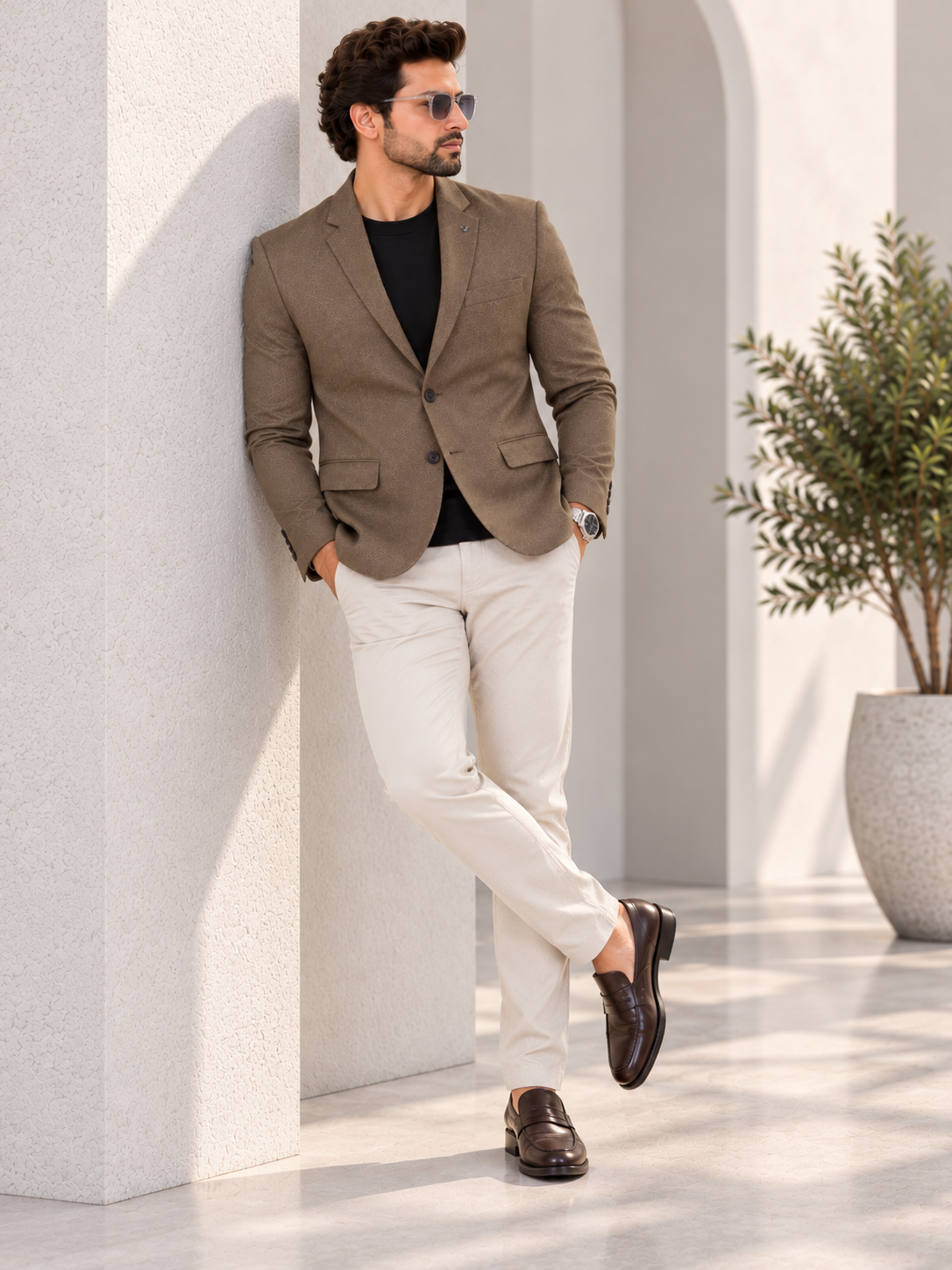 Men’s Premium Stylish Blazer Classic Single-Breasted Blazer