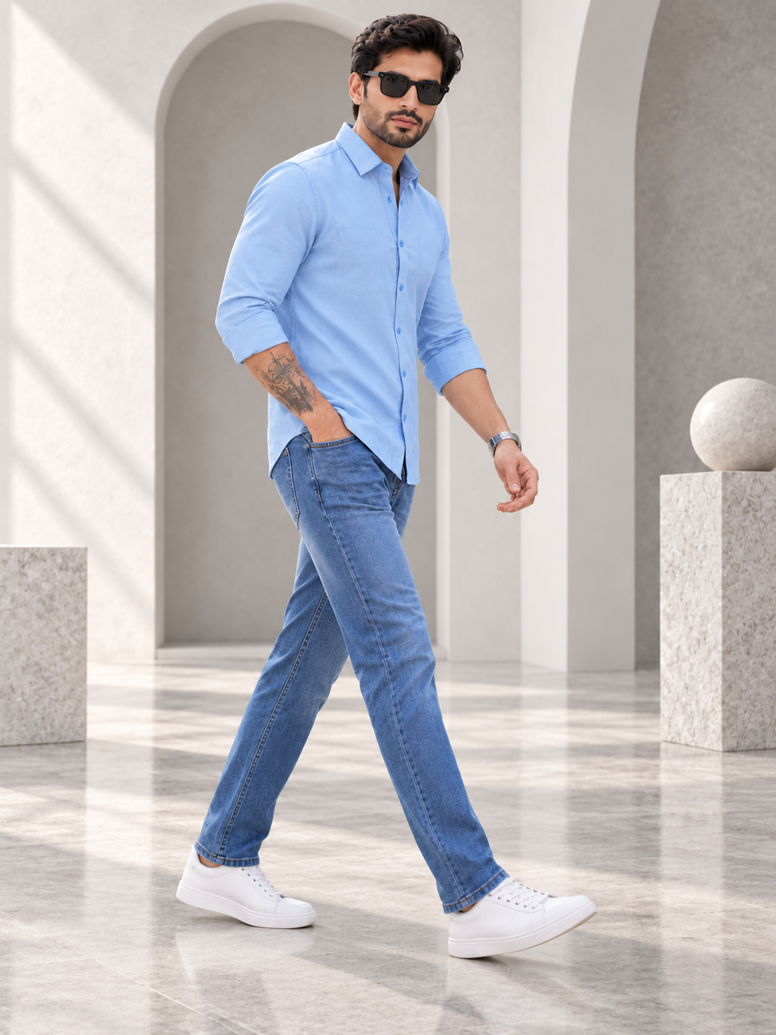 Men’s Premium Full Sleeve Plain Casual Shirt