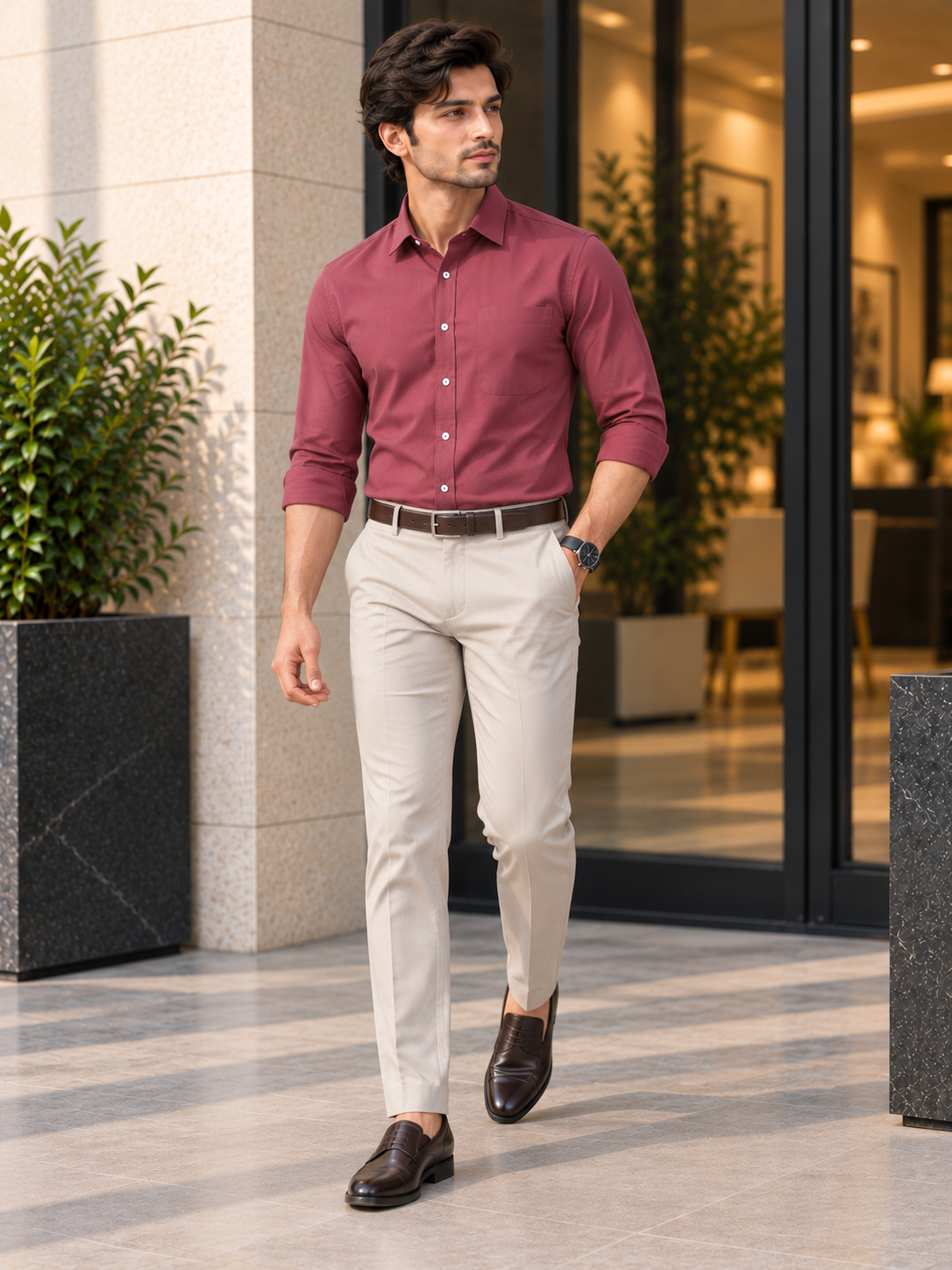 Men’s Premium Plain Full Sleeve Formal Shirt