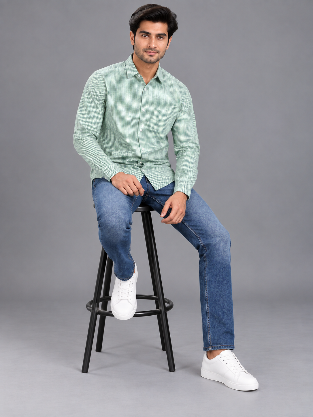 Men's Primium Green Shirt