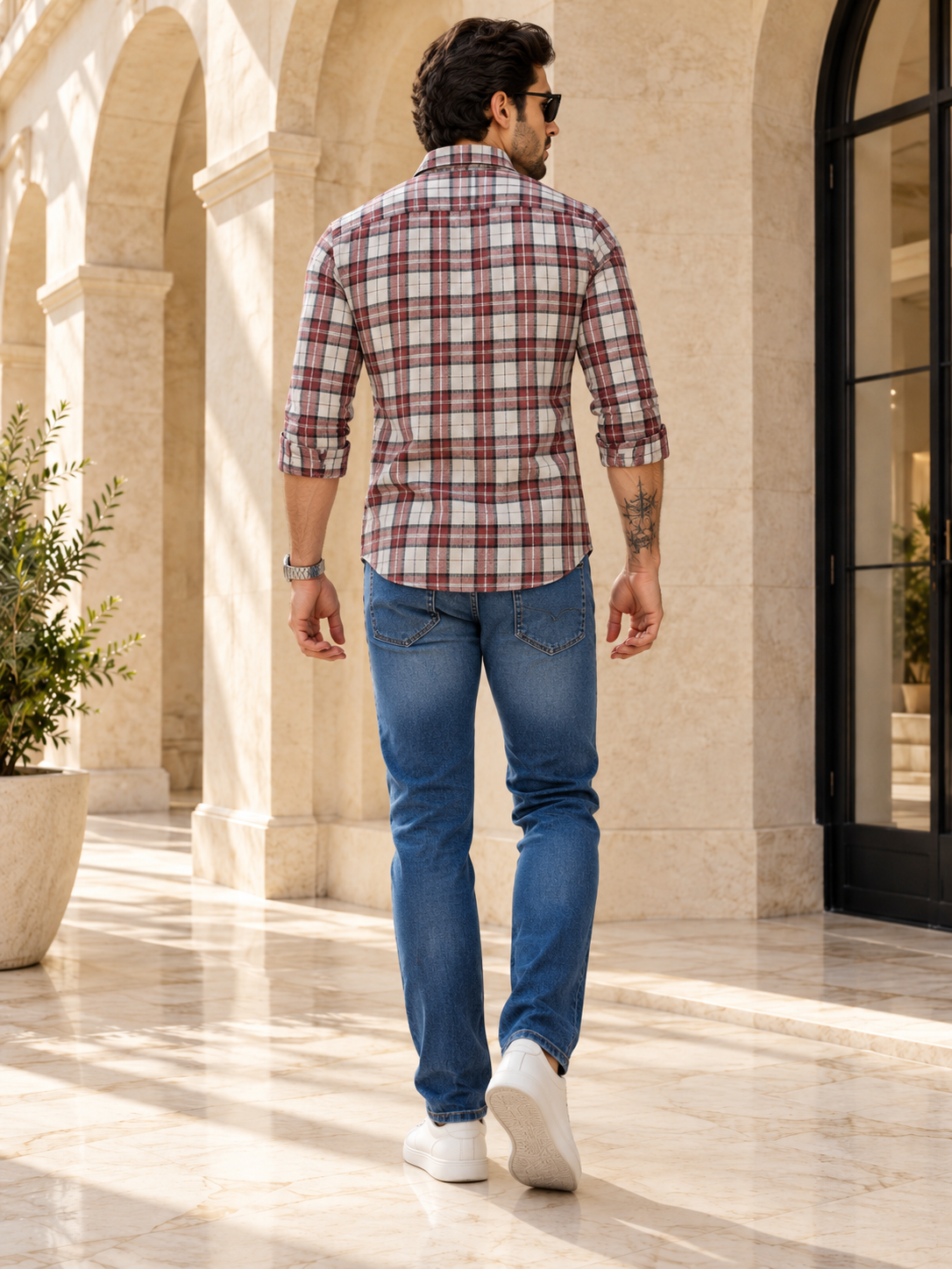 Men’s Stylish Casual Check Shirt