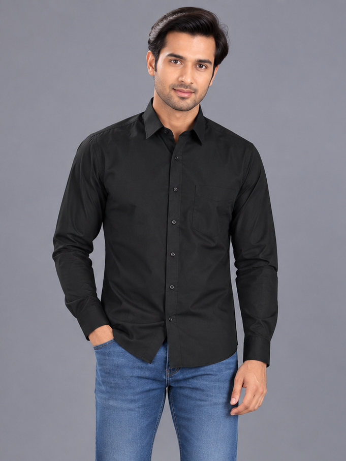 Men's Primium Black Shirt