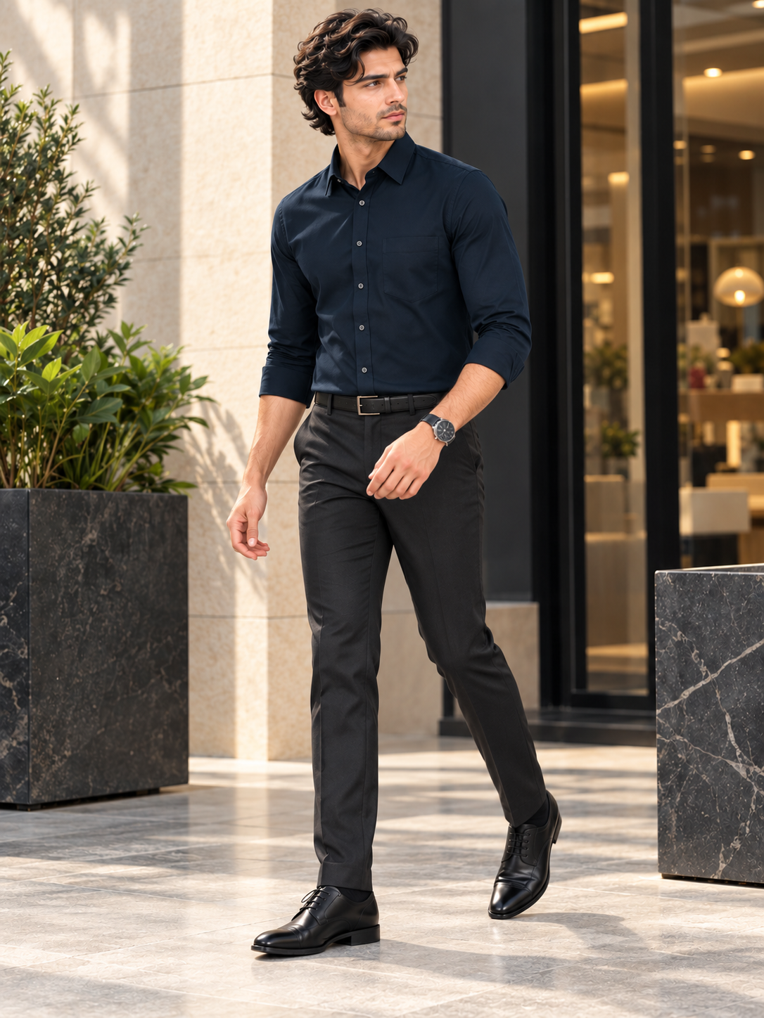 Men’s Premium Plain Full Sleeve Formal Shirt