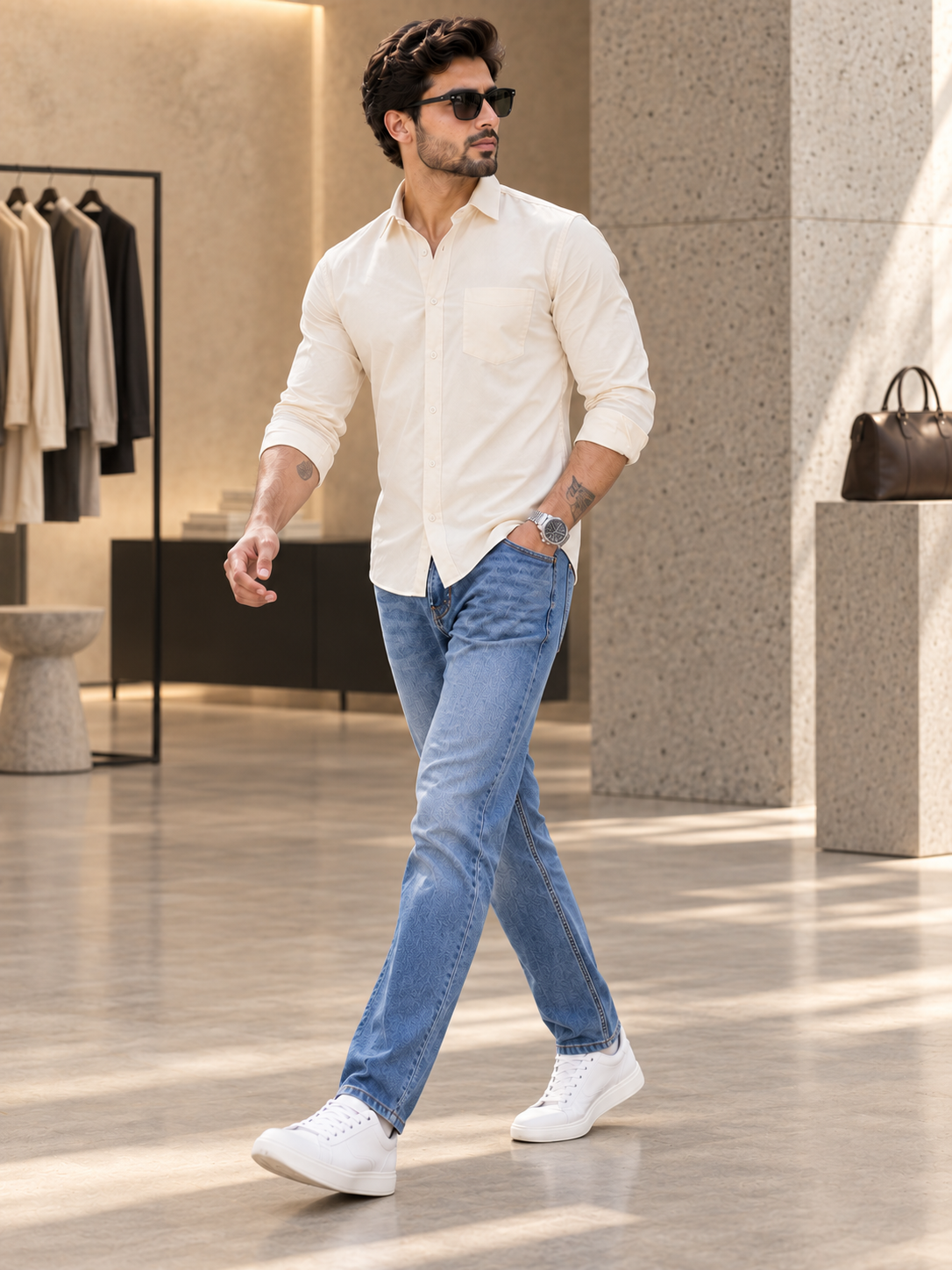 Men’s Premium Cream Shirt
