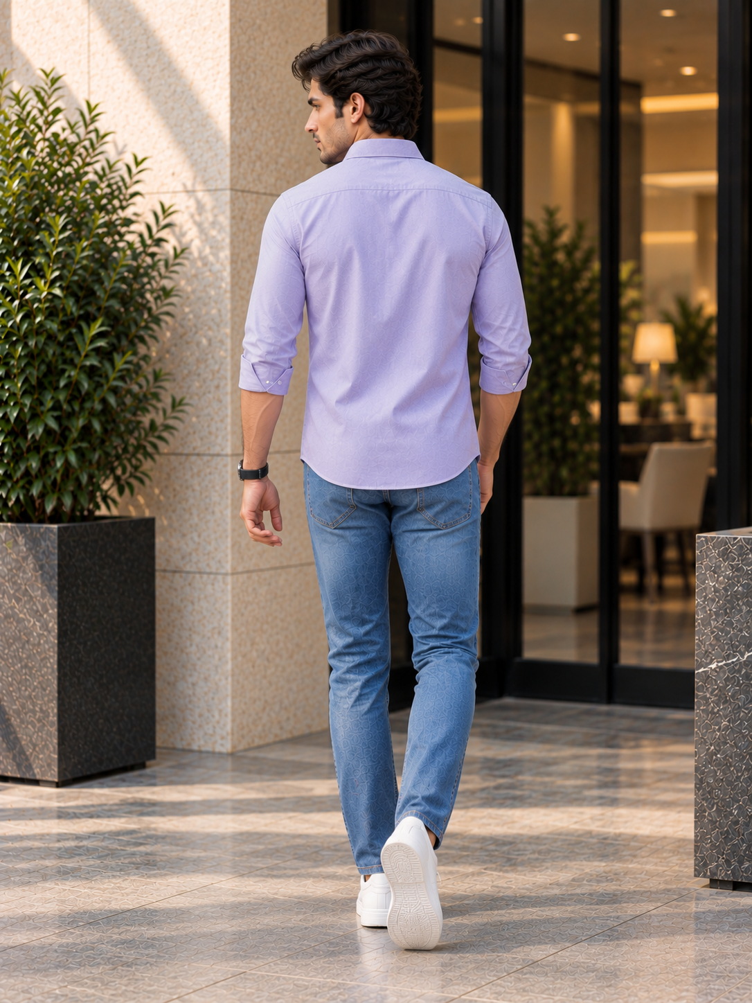 Men's Primium Purple Shirt