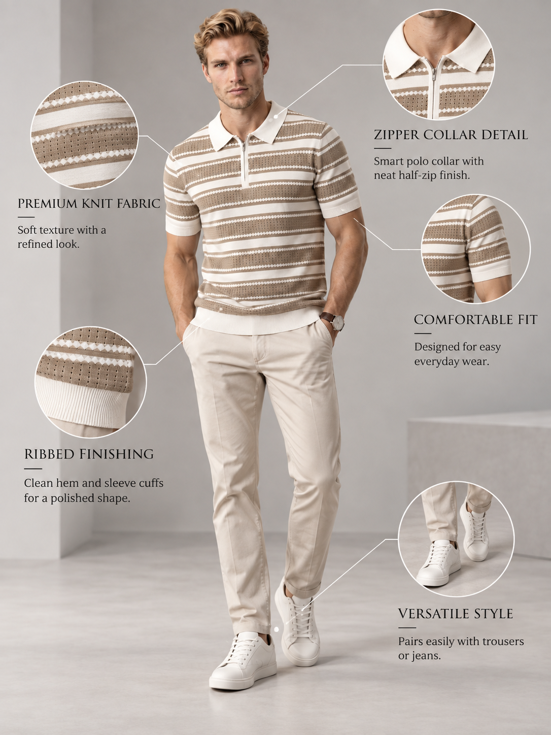 Men’s Premium Cotton Blend T-Shirt