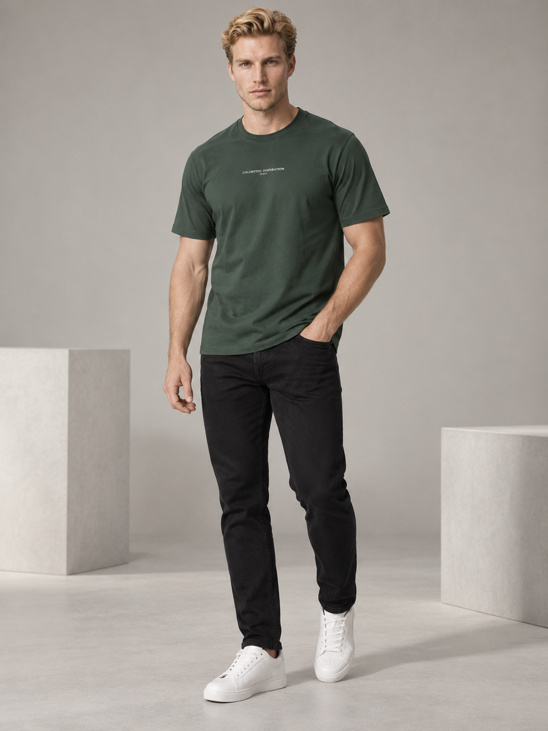 Men’s Premium Cotton Blend T-Shirt