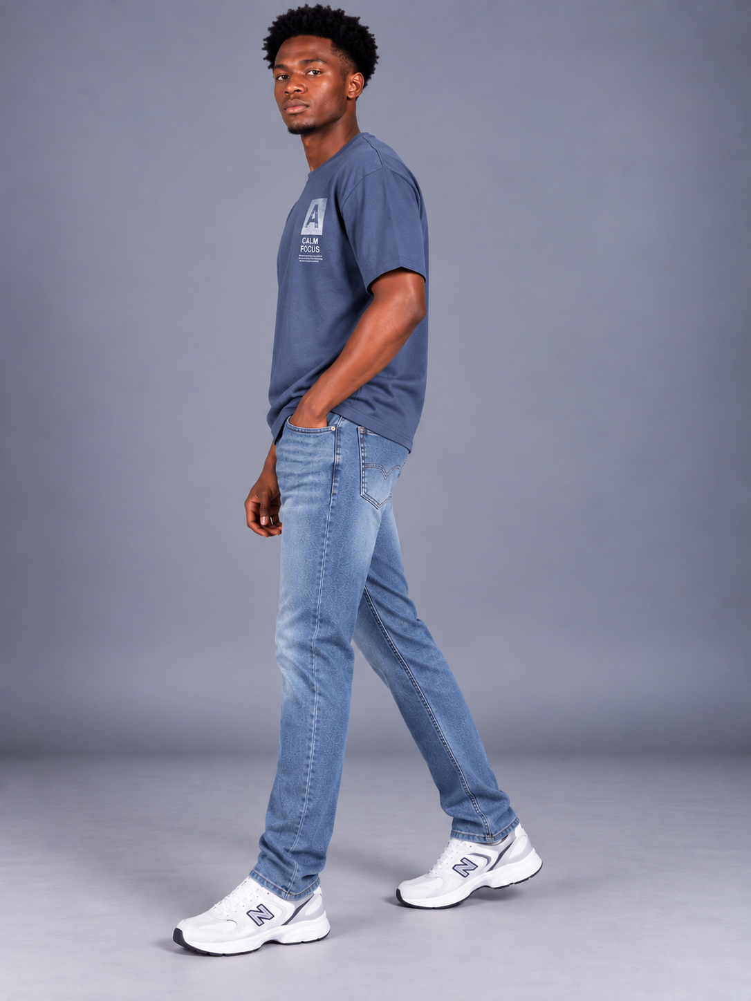 Men's Classic Straight Fit Denim Jeans | Comfortable Everyday Jeans