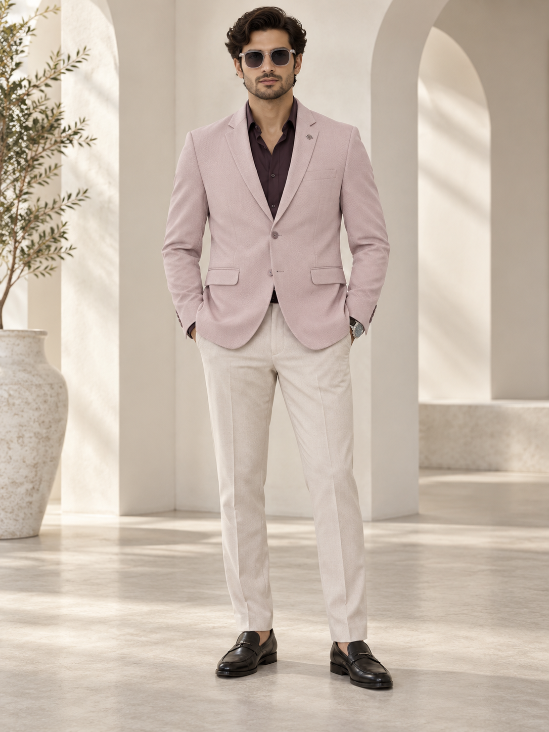 Men’s Premium Stylish Blazer Classic Single-Breasted Blazer