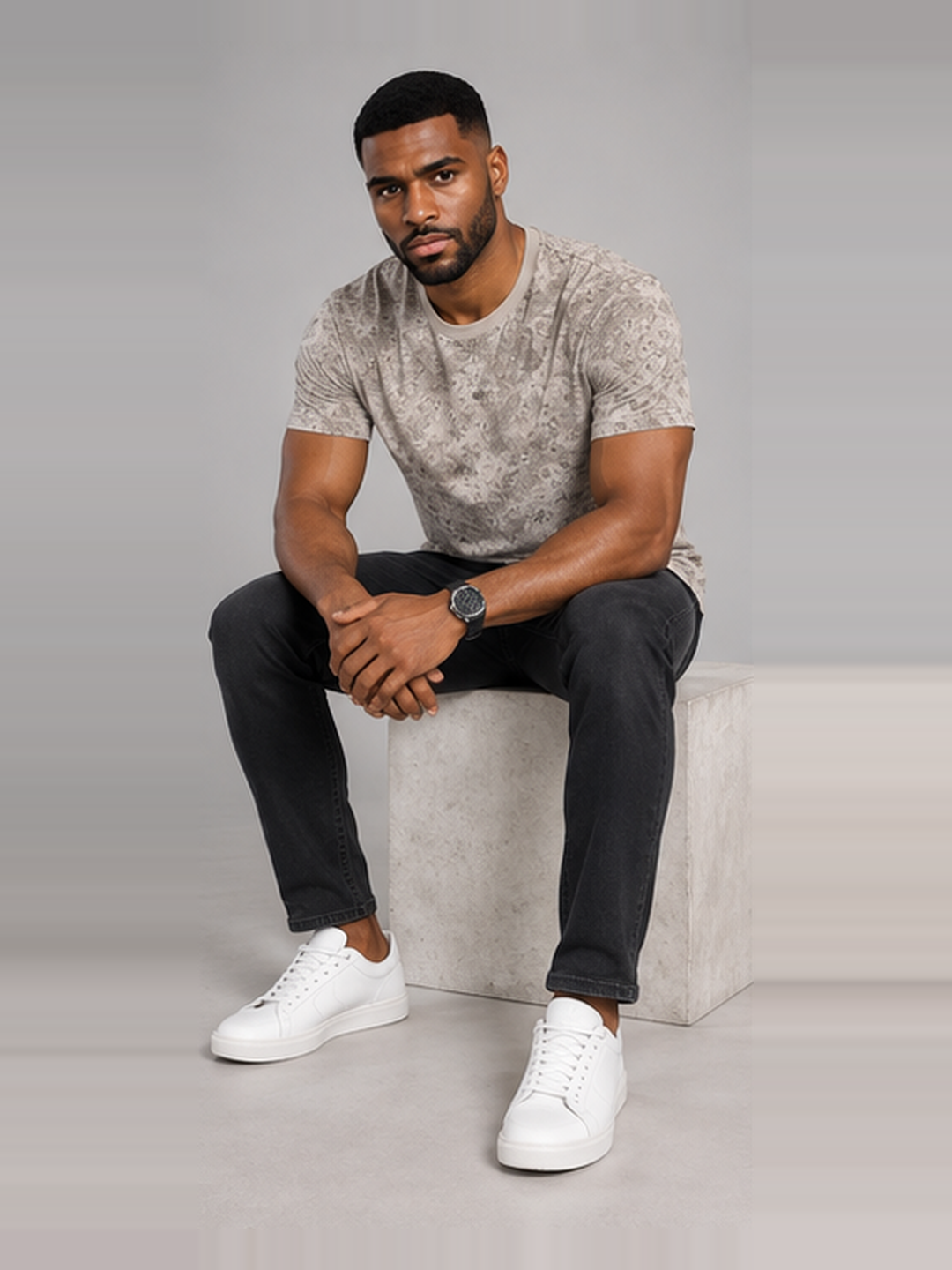 Men’s Premium Cotton Sleeve T-Shirt
