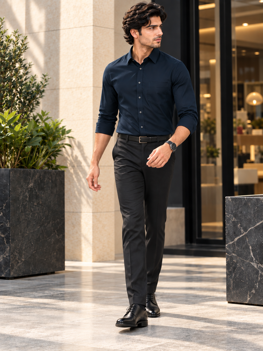 Men’s Premium Plain Full Sleeve Formal Shirt
