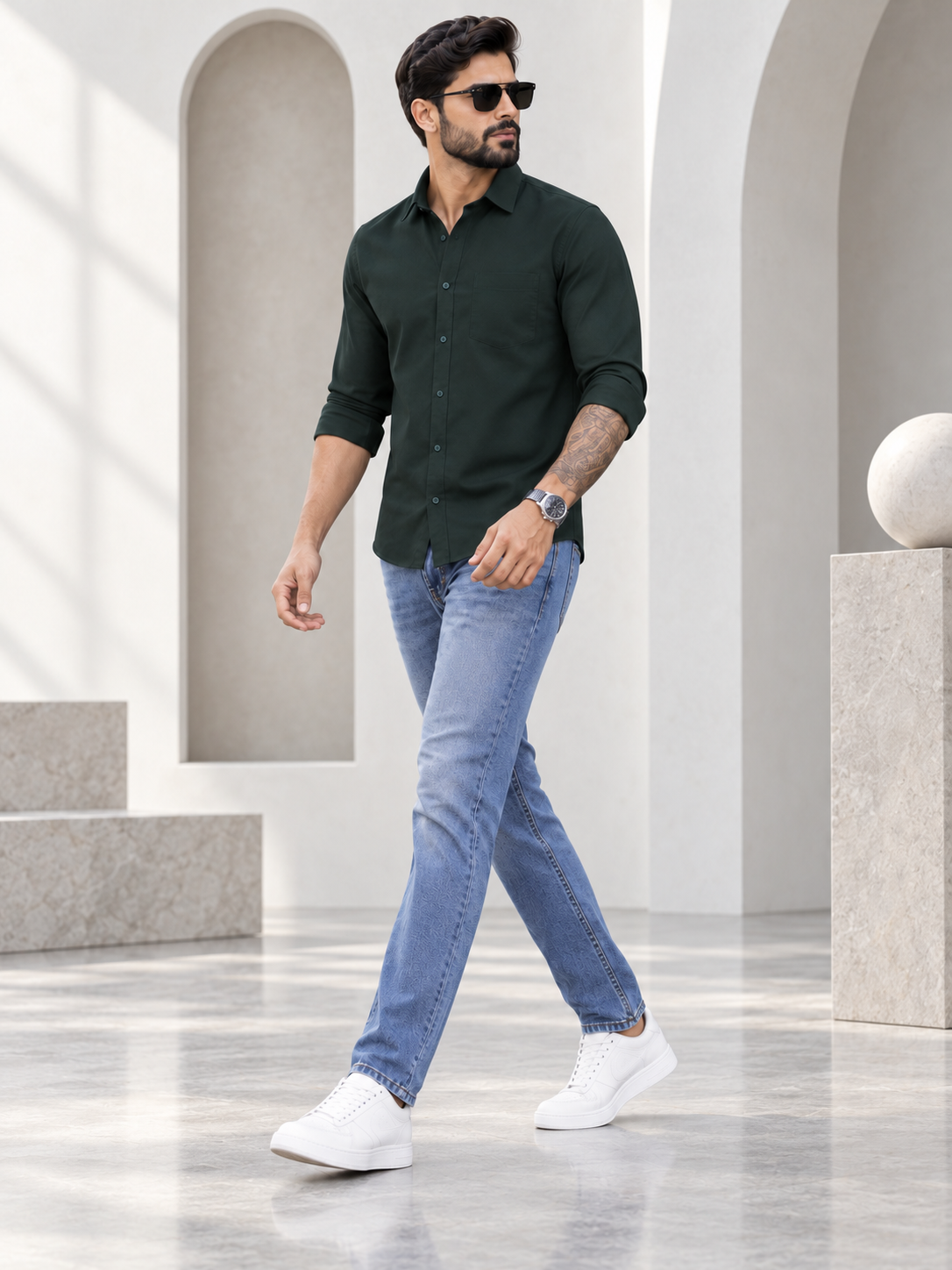 Men’s Premium Green Shirt