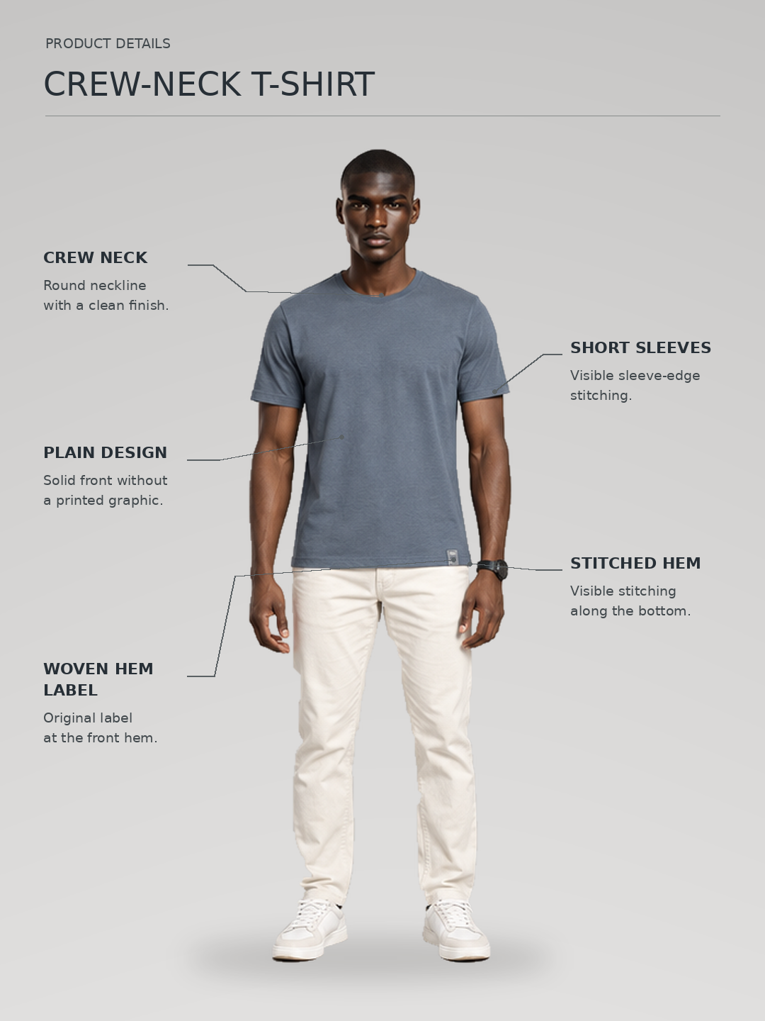 Men’s Premium Cotton Half Sleeve T-Shirt