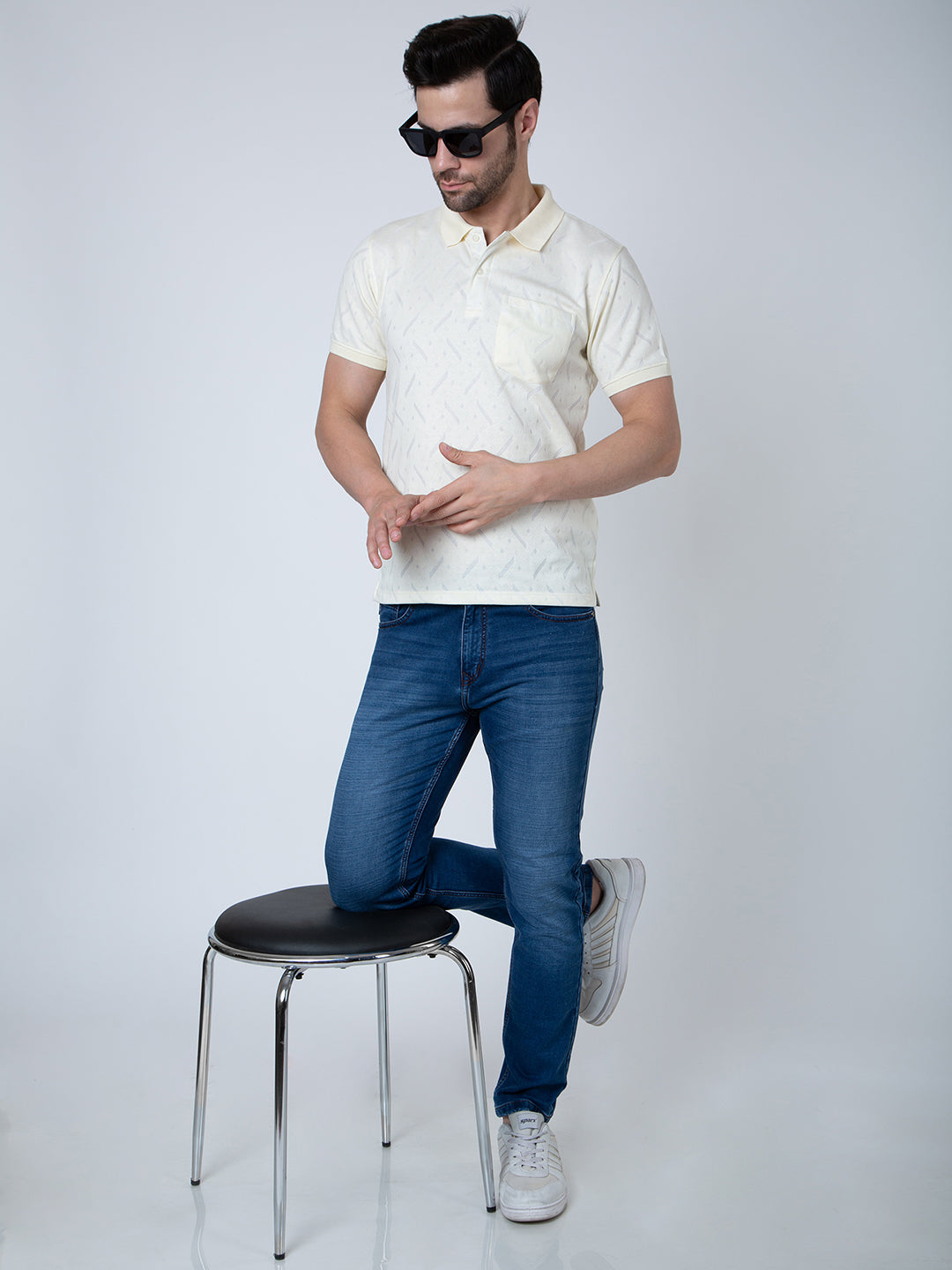 Men Blue Narrow Fit Denim