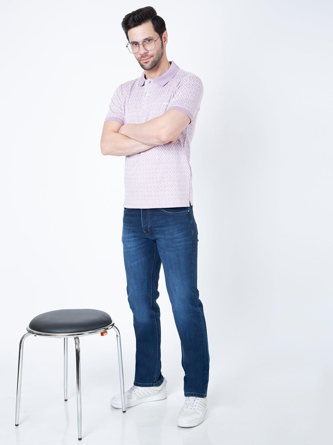Men Polo Jacquard Move T-Shirt