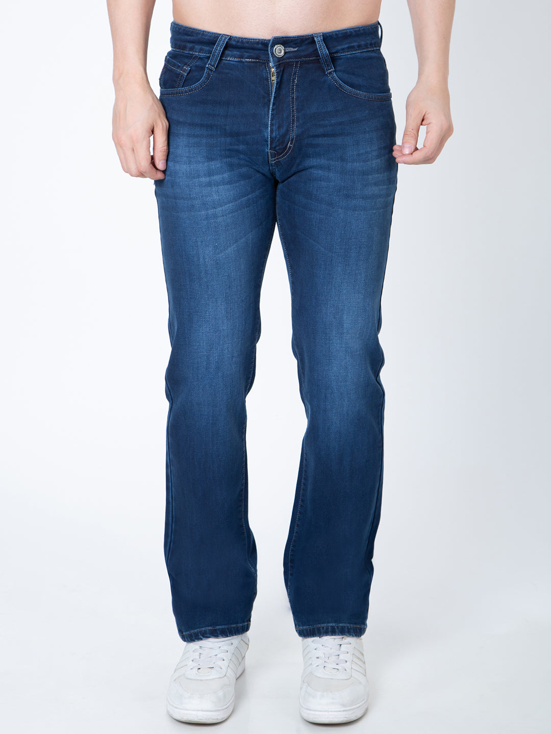 Men Blue Straight Fit Denim