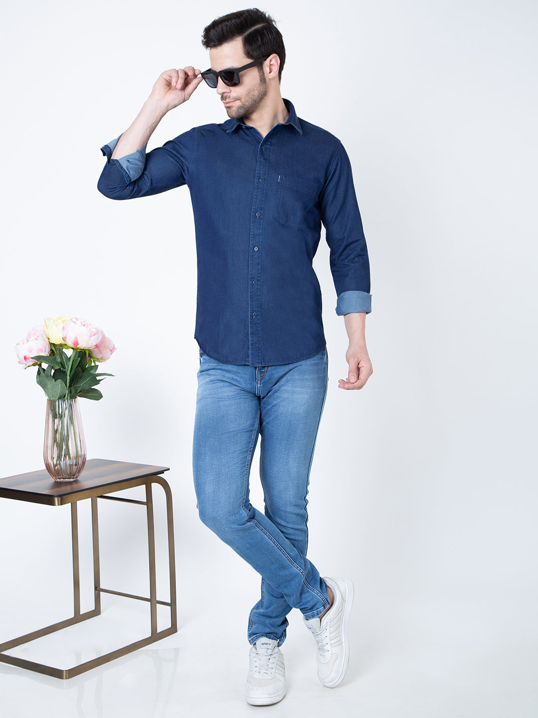 Mens Denim Casual Shirt