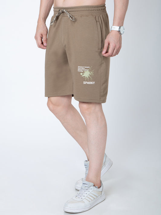 Men Mid-Rise Cotton Shorts